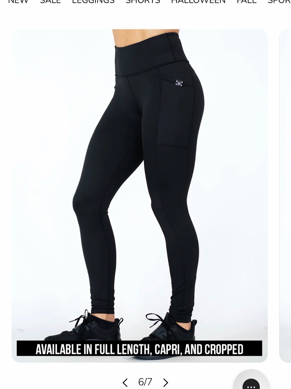 Constantly Varied Gear Black High-Waist Leggings with Side Pocket